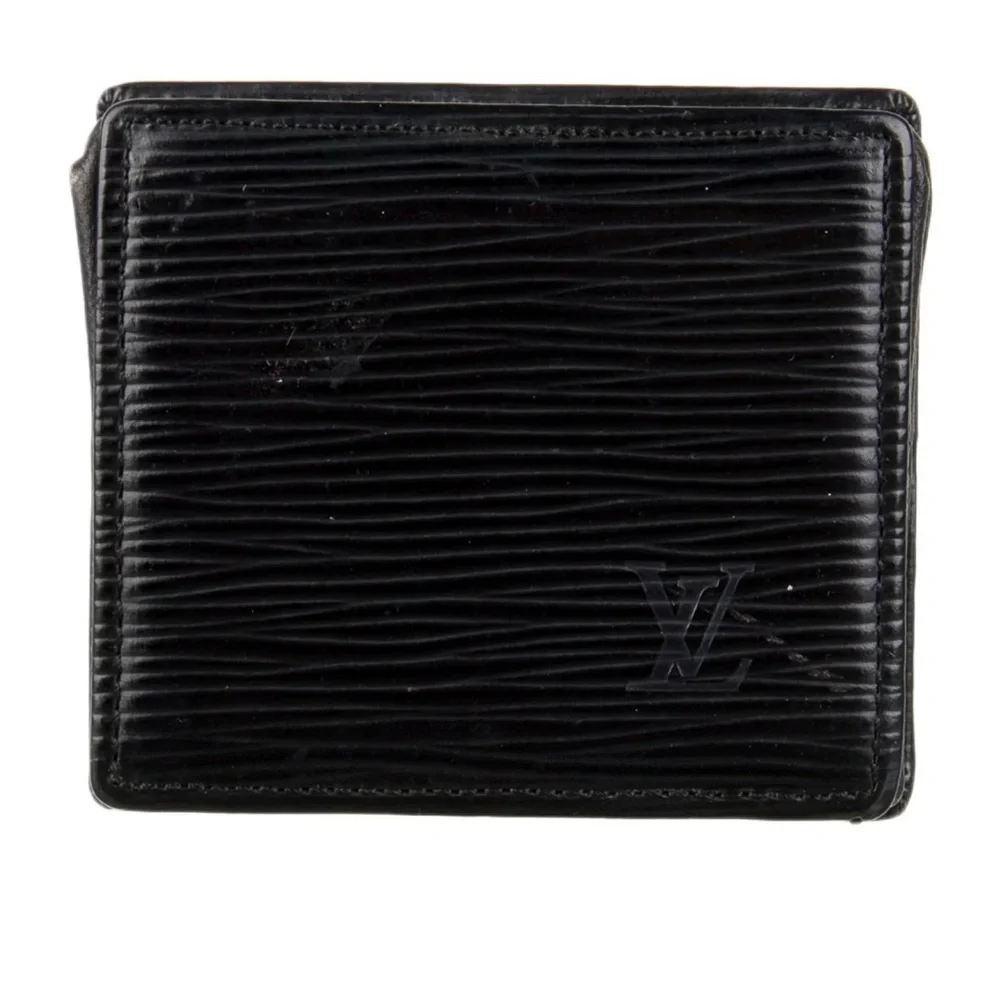 Louis Vuitton Epi Black Vintage Coin Pouch